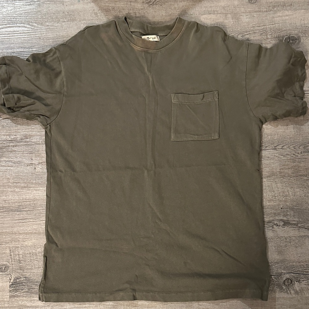 Madewell Men's Short Sleeve Olive Tee